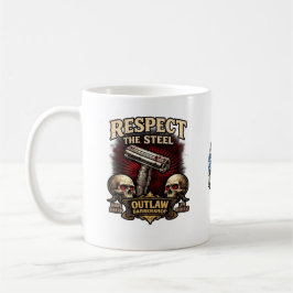 Café Respeta el Acero – Taza de Navaja de Doble Filo