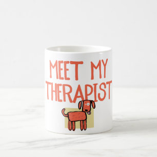 Café Resuelva mi taza de cerámica del perro del