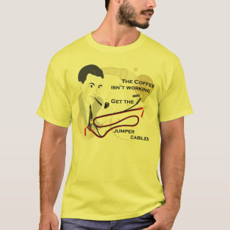 Café retro divertido del papá que dice la camisa