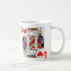 Café Rey de la taza de los corazones