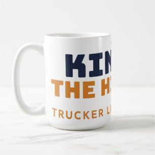 Café Rey del regalo de camionero de la carretera Taza p