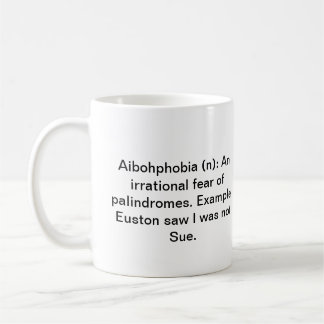 Café Righty de la taza de Aibohphobia