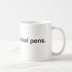 Café Robo la taza de las plumas