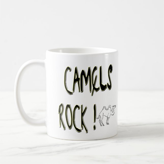 Café ¡Roca de los camellos! Taza (Izquierda)