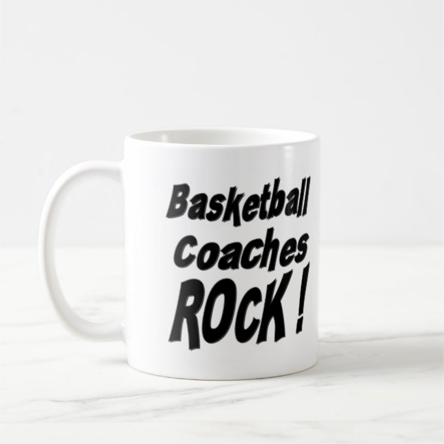 Café ¡Roca de los entrenadores de béisbol! Taza (Izquierda)