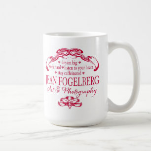 Café Rojo de la taza del estudio