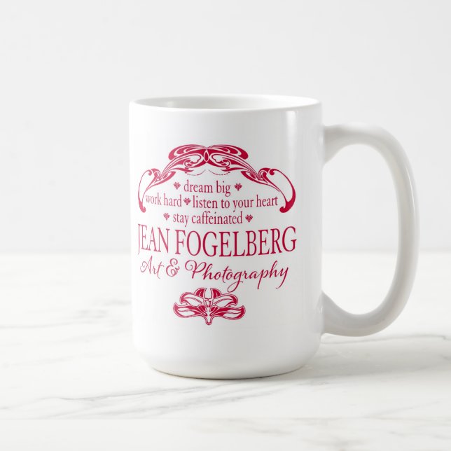 Café Rojo de la taza del estudio (Derecha)