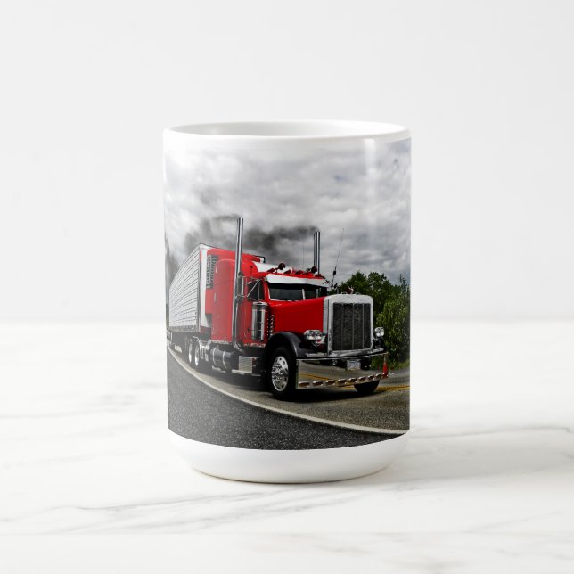 Café Rojo y taza de Rollin Peterbilt (Centro)