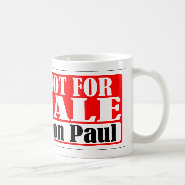 Café Ron Paul no para la taza de la venta (Derecha)