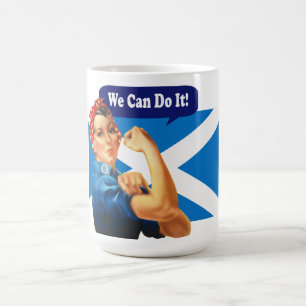 Café Rosie el remachador para la taza escocesa de la