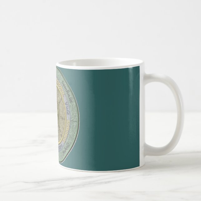 Café Rueda de Wiccan de la taza del año (Derecha)