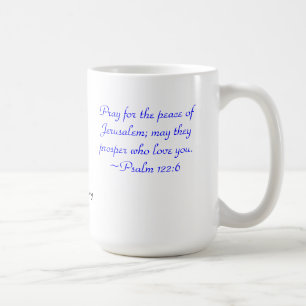 Café Ruegue para la taza de Jerusalén