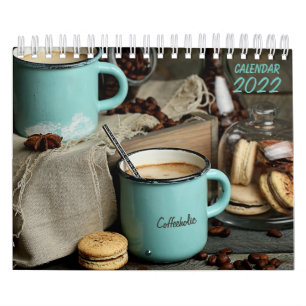 Café Rústico Estilo Granja Calendario Pequeño De D