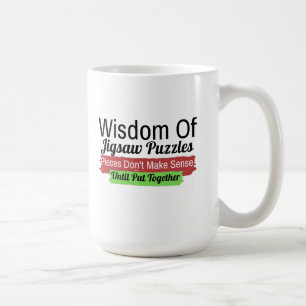 Café Sabiduría de una taza de rompecabezas
