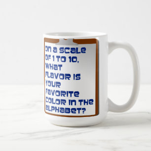 Café Sabor de la Taza del Alfabeto