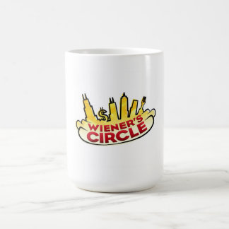 Café salchicha de Frankfurt; taza del círculo de s