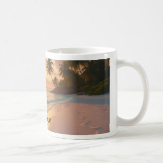 Café Salir de la taza con el amanecer - ¡Sips pacíficas