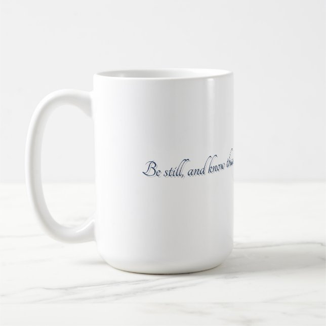 Café Salmo 46:10, Taza de regalo (Izquierda)