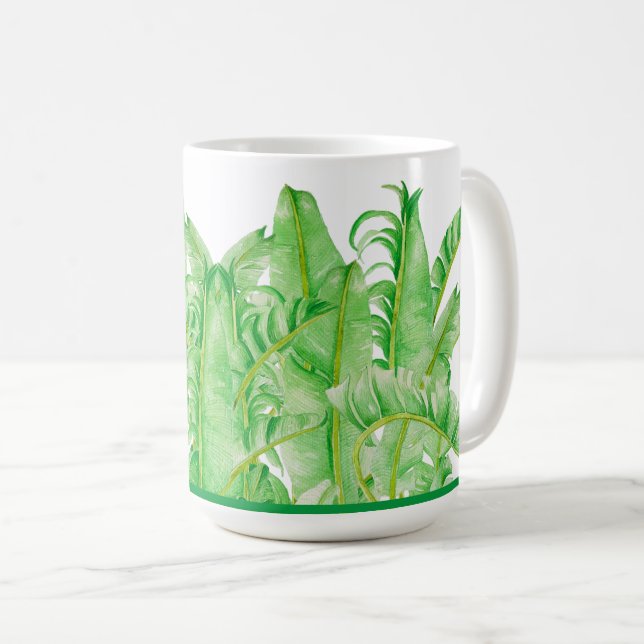 Café Saltos de plátano en una taza clásica (15 oz.) (Anverso derecho)