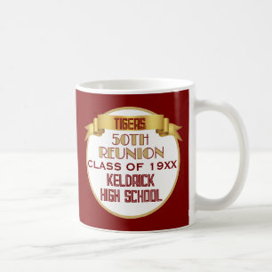 Café ¡Salud! Taza para recuerdo de la reunión de la 50ª