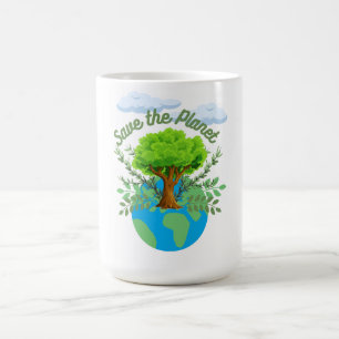 Café Salvar la taza de planeta
