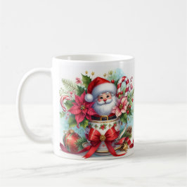 Café Santa de taza de té de Navidad 2