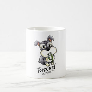 Café Schnauzer de Fozi - taza blanca