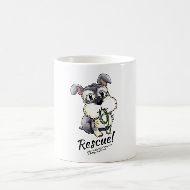Café Schnauzer de Fozi - taza blanca (Centro)