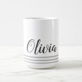 Café Script de nombre personalizado Taza aislada Regalo