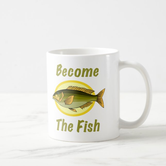 Café Se convierte la taza de los pescados (Derecha)