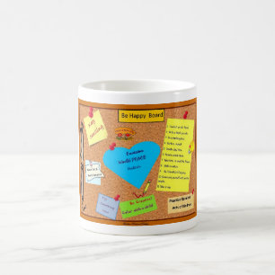 Café Sea diseño feliz de la taza del tablero de