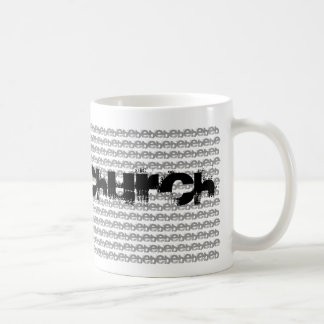 Café sea la taza de la iglesia