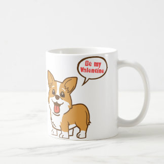Café "Sea taza del Corgi de mi tarjeta del día de San