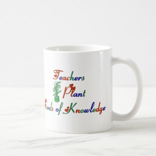 Café Semillas de la planta de los profesores de la taza