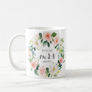 Café Señora rosada taza del planeamiento de la boda de