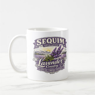 Café Sequim, Washington – Taza de Lavanda Country