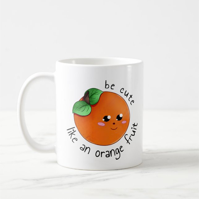 Café Ser curado como una taza de fruta Naranja (Izquierda)