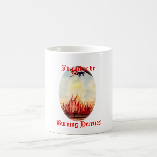 Café Sería bastante taza ardiente de los herejes (Centro)