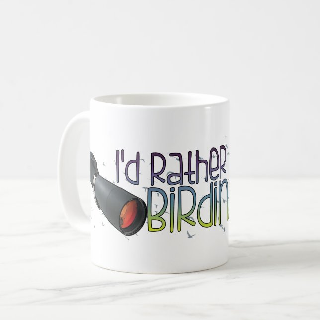 Café "Sería bastante taza de Birding" (Anverso izquierdo)