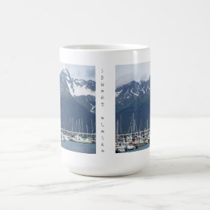 Café Seward, taza del velero del puerto de Alaska
