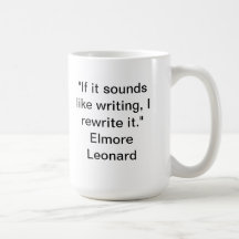 Si suena como la taza de la escritura