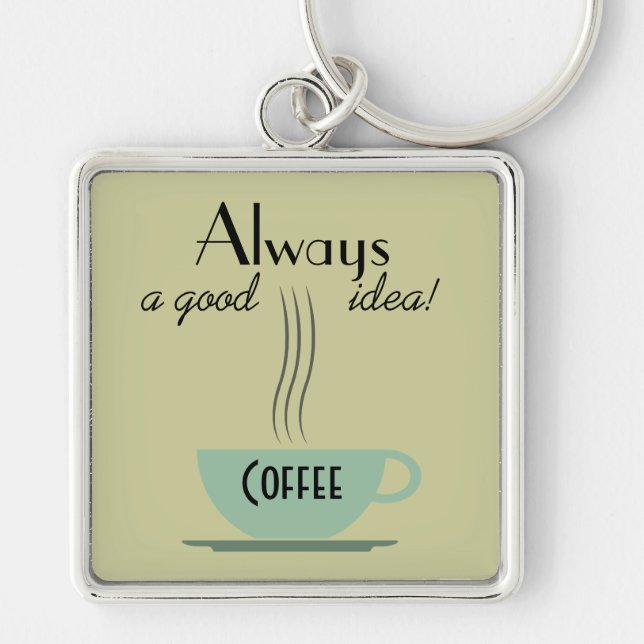 Café, siempre un buen llavero de la idea (Frente)