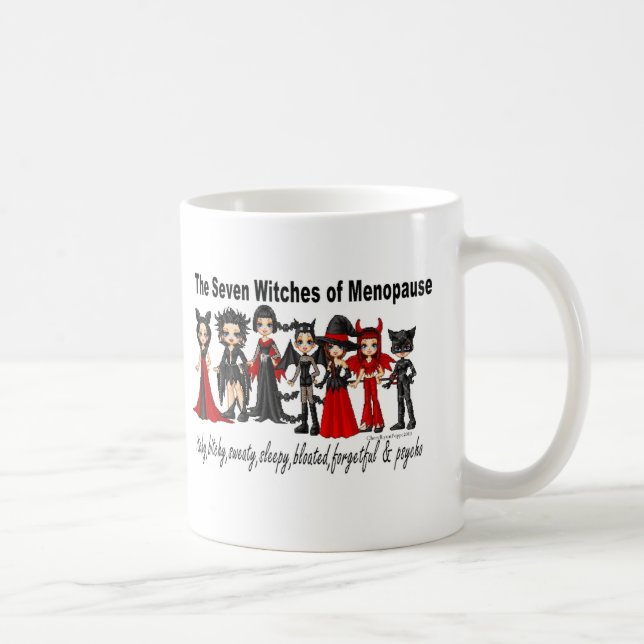 Café Siete brujas de taza de la menopausia (Derecha)