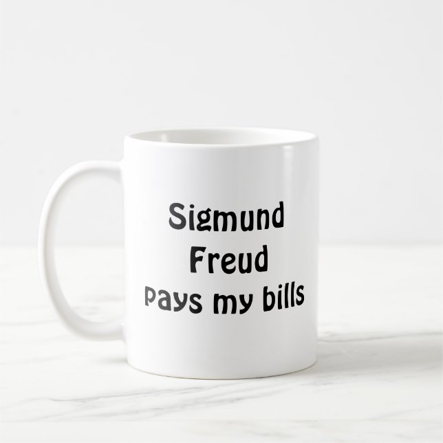 Café Sigmund Freud paga mi taza de las cuentas (Izquierda)