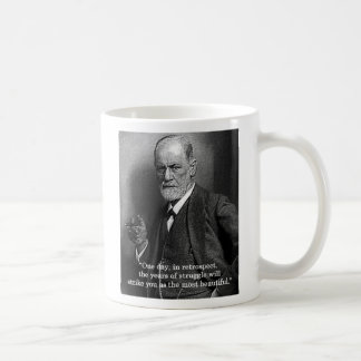 Café Sigmund Freud "un día." taza de la cita