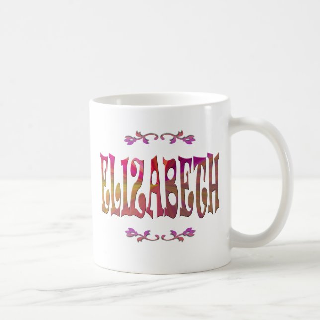 Café Significado de la taza de Elizabeth (Derecha)