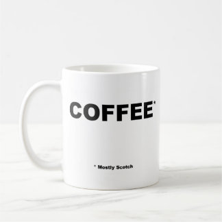 Café Sobre todo taza escocesa de Coffe