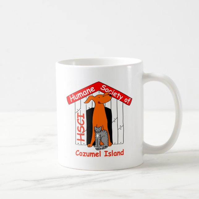 Café Sociedad humana de la taza de Cozumel (Derecha)