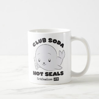 Café Soda de club, no taza de los sellos