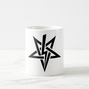 Café Sola taza negra de Antón Szandor LaVey Sigil